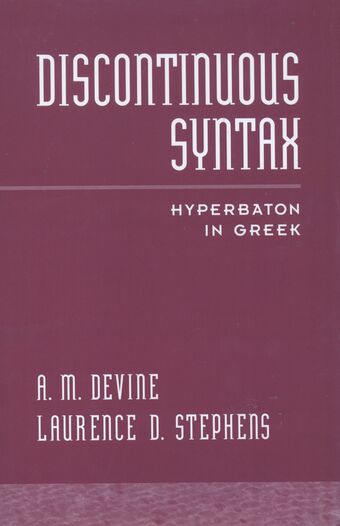 Discontinuous Syntax book cover