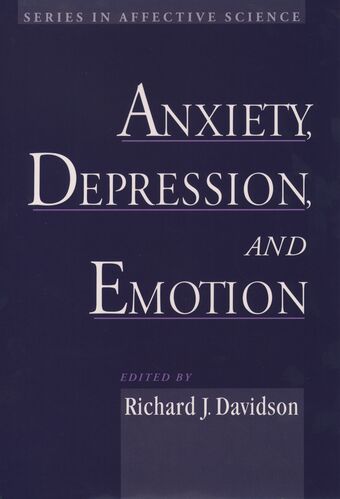 Anxiety, Depression, and Emotion book cover