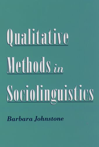 Qualitative Methods in Sociolinguistics book cover