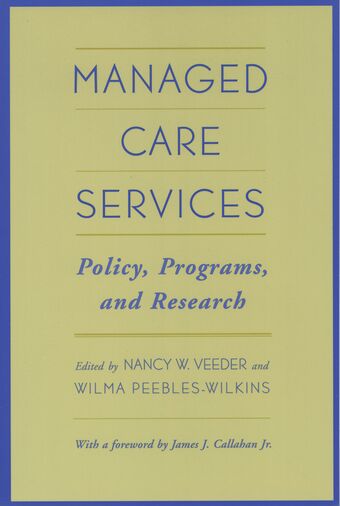 Managed Care Services book cover