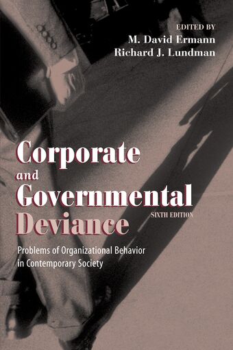 Corporate and Governmental Deviance book cover