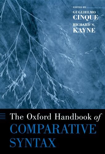 The Oxford Handbook of Comparative Syntax book cover