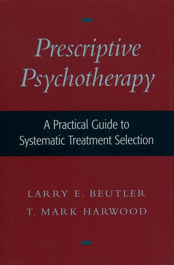 Prescriptive Psychotherapy book cover