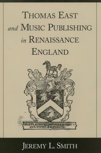 Thomas East and Music Publishing in Renaissance England book cover