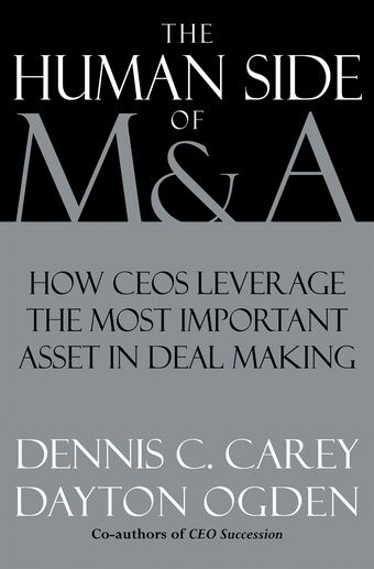 The Human Side of M&A book cover