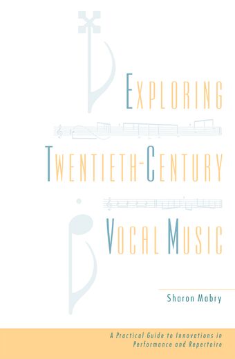 Exploring Twentieth-Century Vocal Music book cover