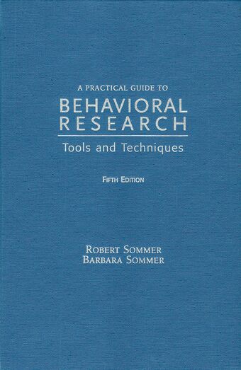 Practical Guide To Behavioral Research book cover