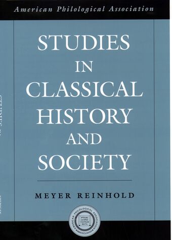 Studies in Classical History and Society book cover
