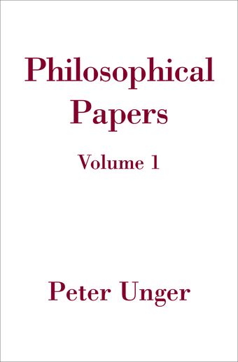 Philosophical Papers book cover