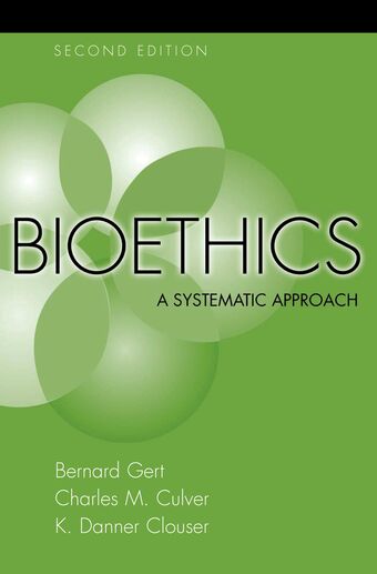 Bioethics book cover