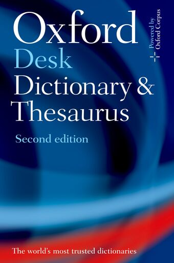 The Oxford American Desk Dictionary and Thesaurus book cover