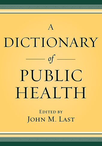 A Dictionary of Public Health book cover