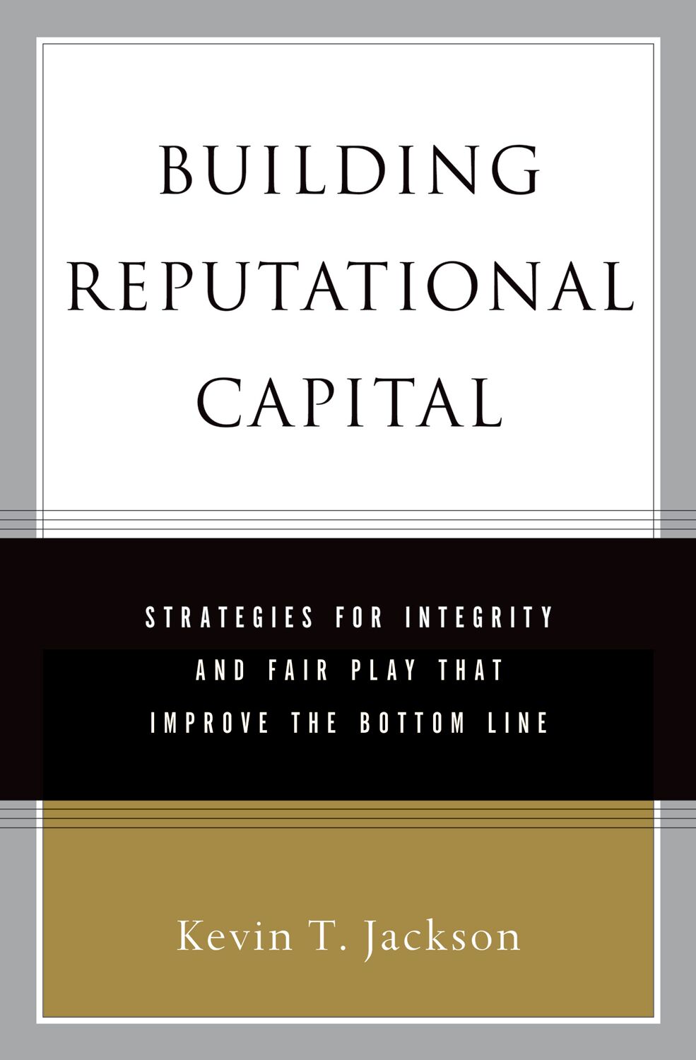 Building Reputational Capital book cover