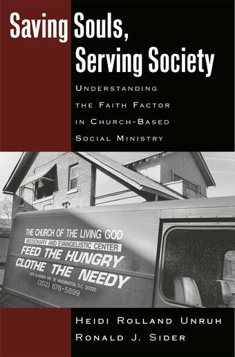 Saving Souls, Serving Society book cover