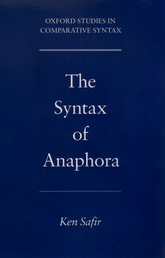 The Syntax of Anaphora book cover