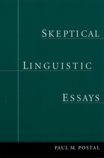 Skeptical Linguistic Essays book cover