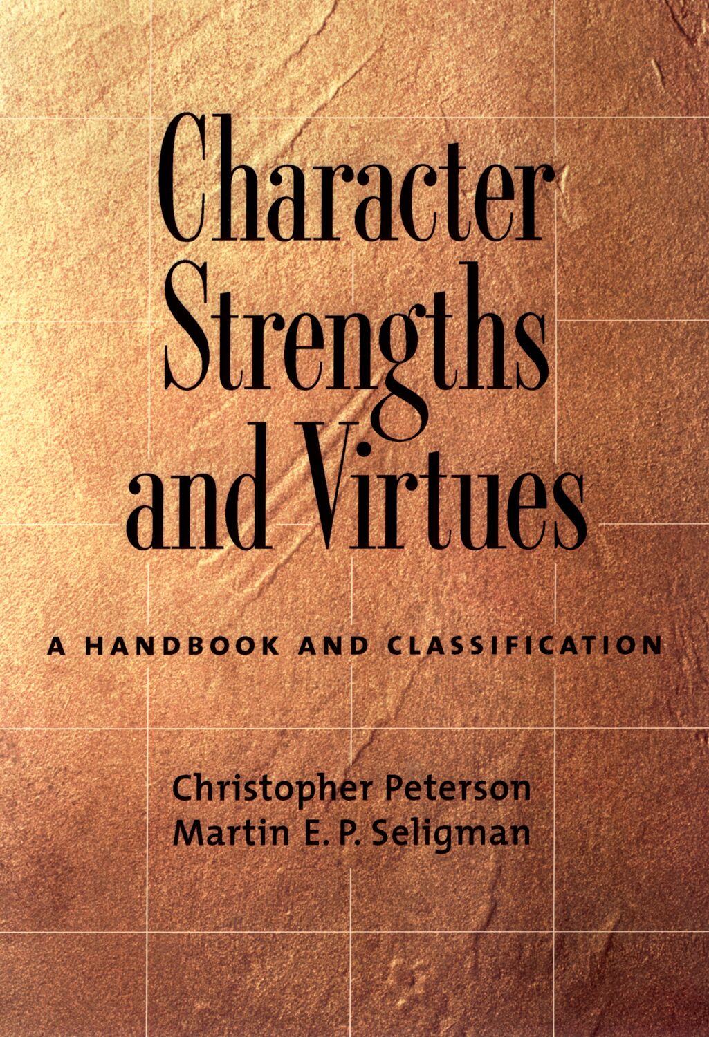 Character Strengths and Virtues book cover