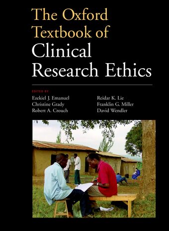 The Oxford Textbook of Clinical Research Ethics book cover