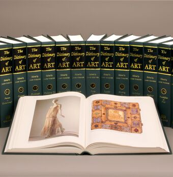 The Grove Dictionary of Art book cover