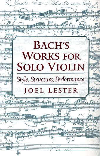 Bach's Works for Solo Violin book cover