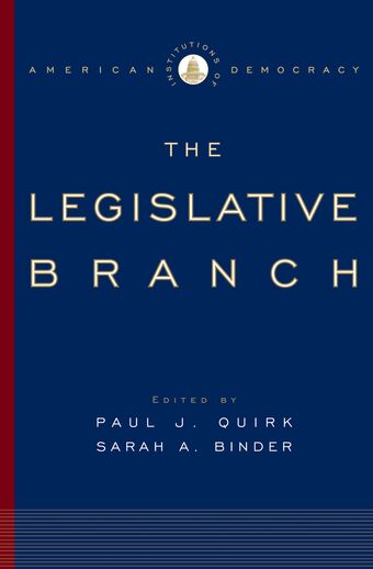 Institutions of American Democracy book cover