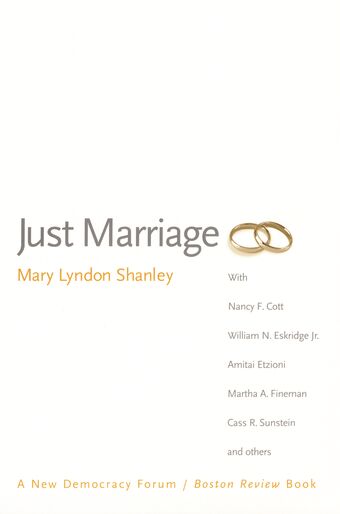 Just Marriage book cover