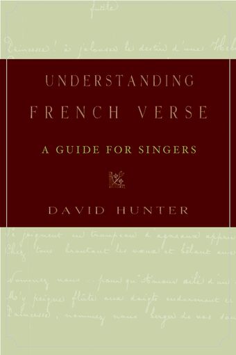 Understanding French Verse book cover