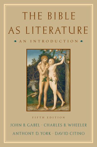 The Bible as Literature book cover