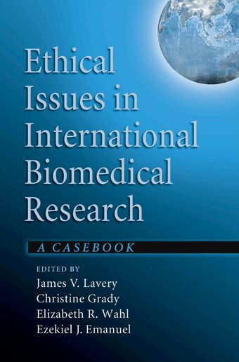 Ethical Issues in International Biomedical Research book cover