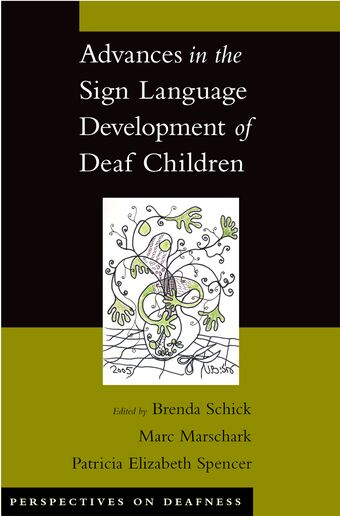 Advances in the Sign-Language Development of Deaf Children book cover