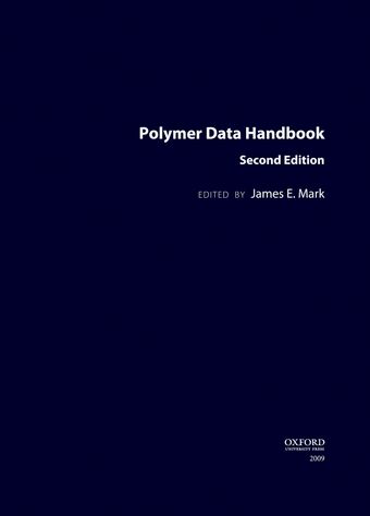 The Polymer Data Handbook book cover