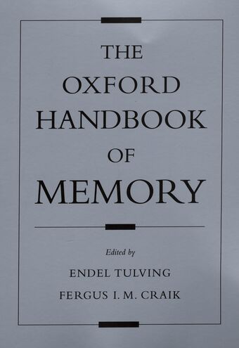 The Oxford Handbook of Memory book cover