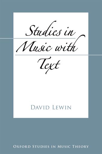 Studies in Music with Text book cover