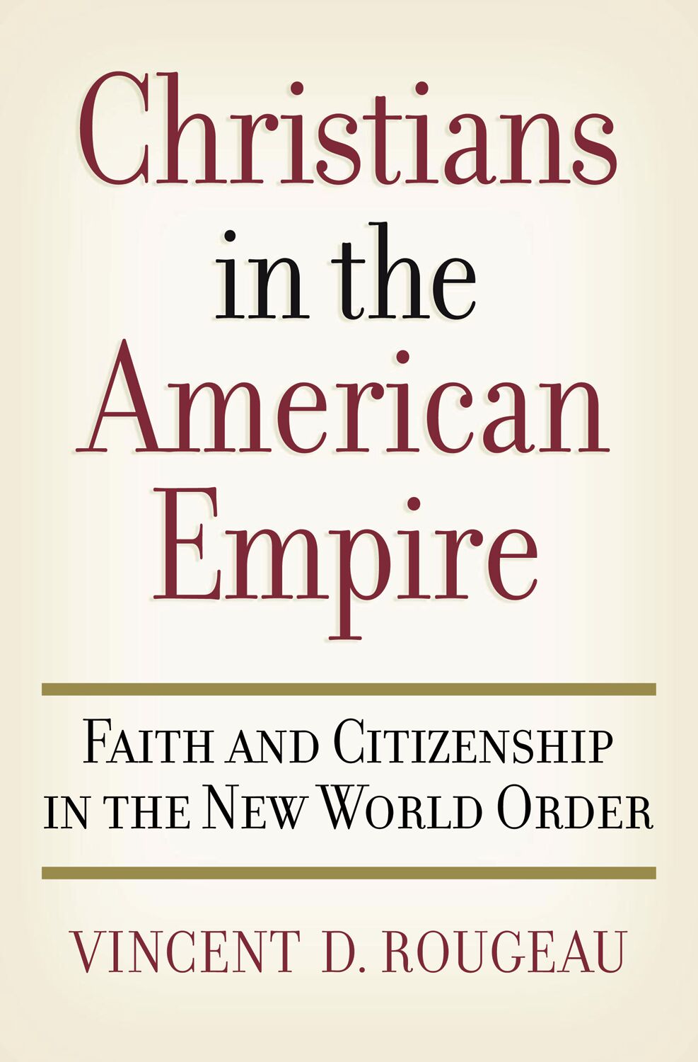 Christians in the American Empire book cover