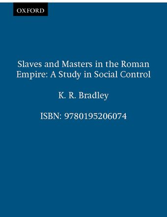 Slaves and Masters in the Roman Empire book cover