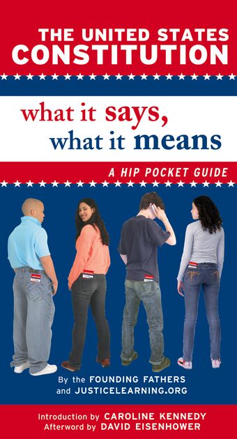 The United States Constitution book cover