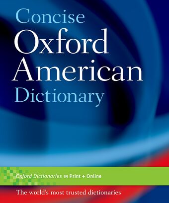 Concise Oxford American Dictionary book cover