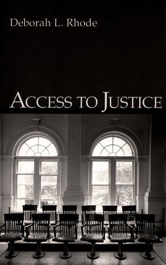 Access to Justice book cover