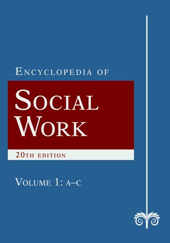 The Encyclopedia of Social Work book cover