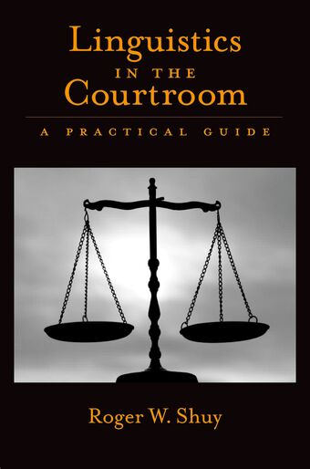 Linguistics in the Courtroom book cover
