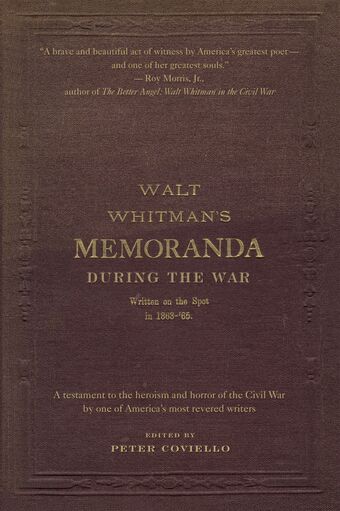 Walt Whitman's Memoranda During the War book cover