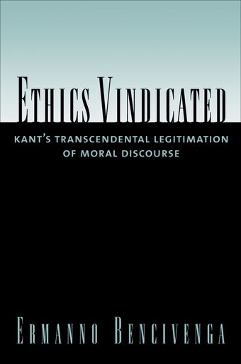 Ethics Vindicated book cover