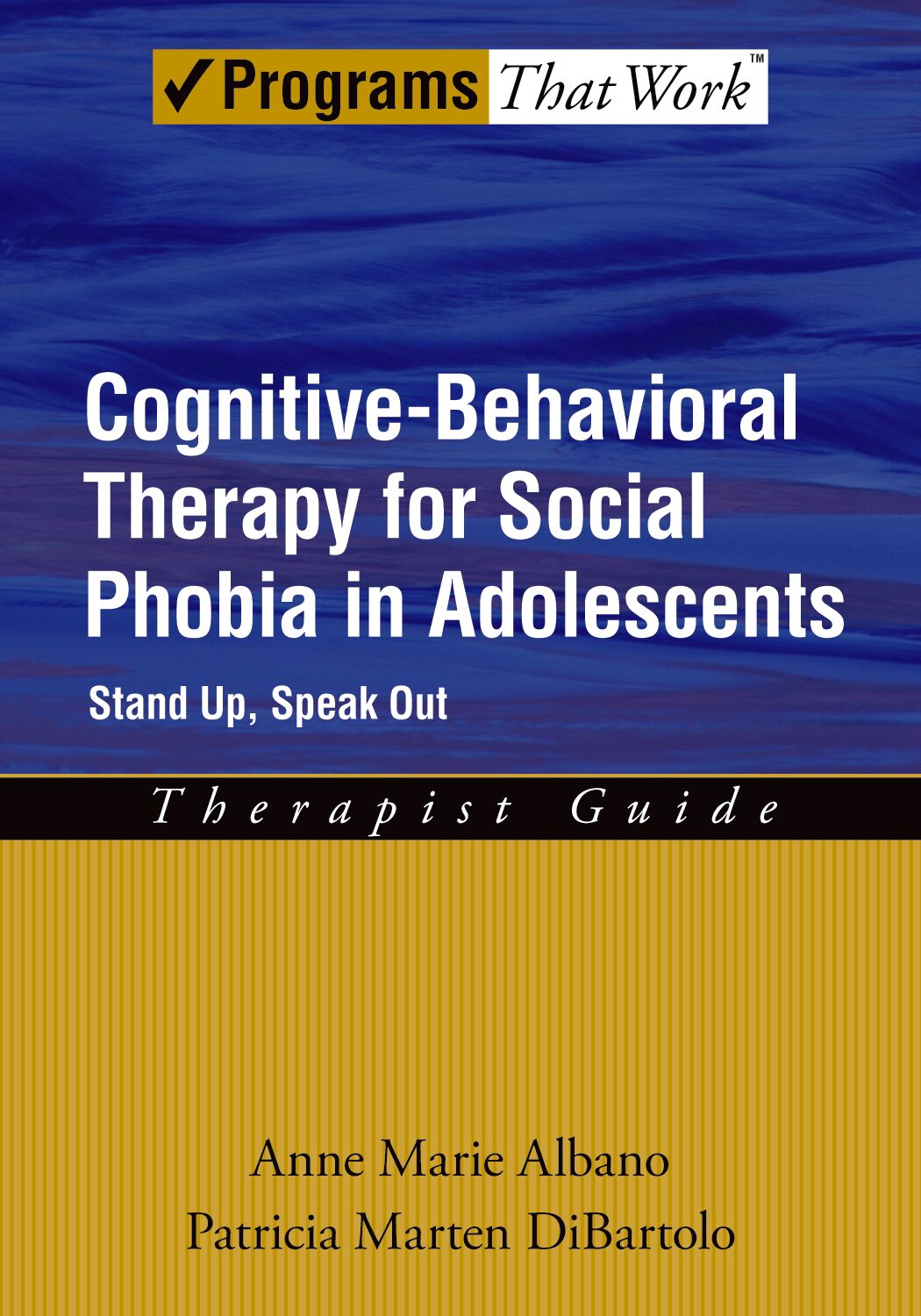 Cognitive-Behavioral Therapy for Social Phobia in Adolescents book cover