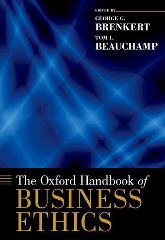 The Oxford Handbook of Business Ethics book cover