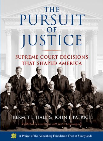 The Pursuit of Justice book cover