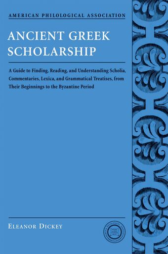 Ancient Greek Scholarship book cover