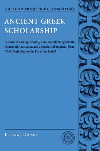 Ancient Greek Scholarship book cover