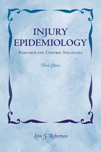 Injury Epidemiology book cover