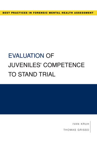 Evaluation of Juveniles' Competence to Stand Trial book cover