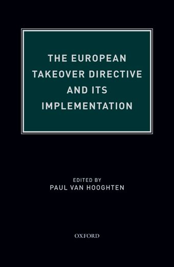 The European Takeover Directive and Its Implementation book cover
